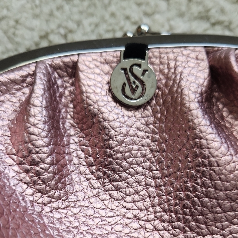 Victoria's Secret Metallic Pink Cosmetic Bag - Picture 5 of 7